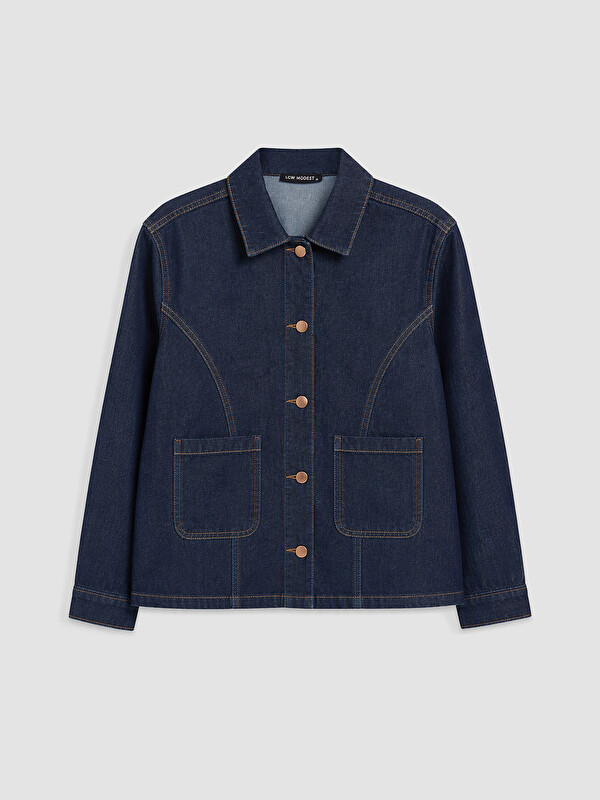 LCW Modest Woman Indigo Denim Jacket