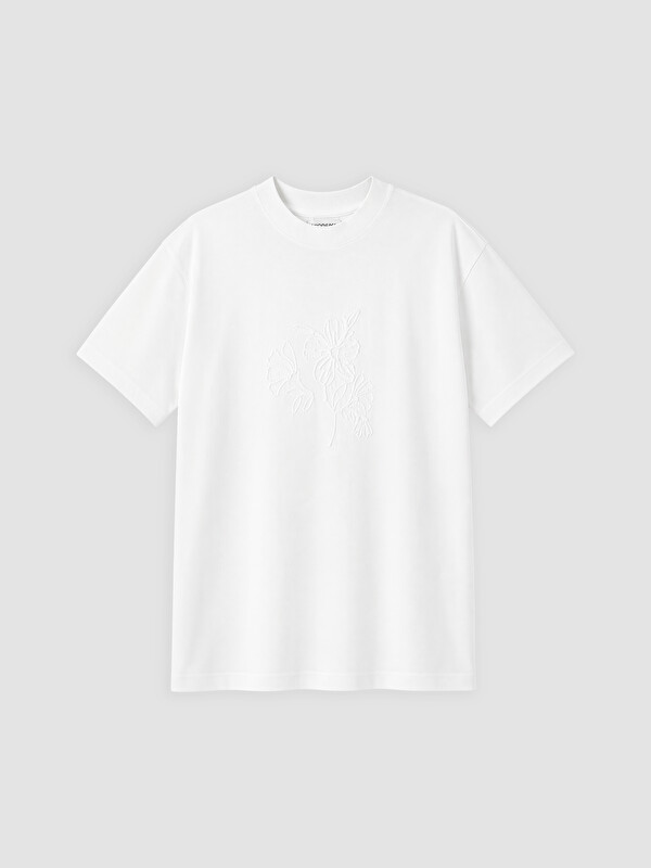 LCW Modest Femër E Bardhe T-shirt