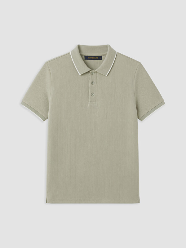 SOUTHBLUE Polo Yaka Dokulu Erkek Tişört