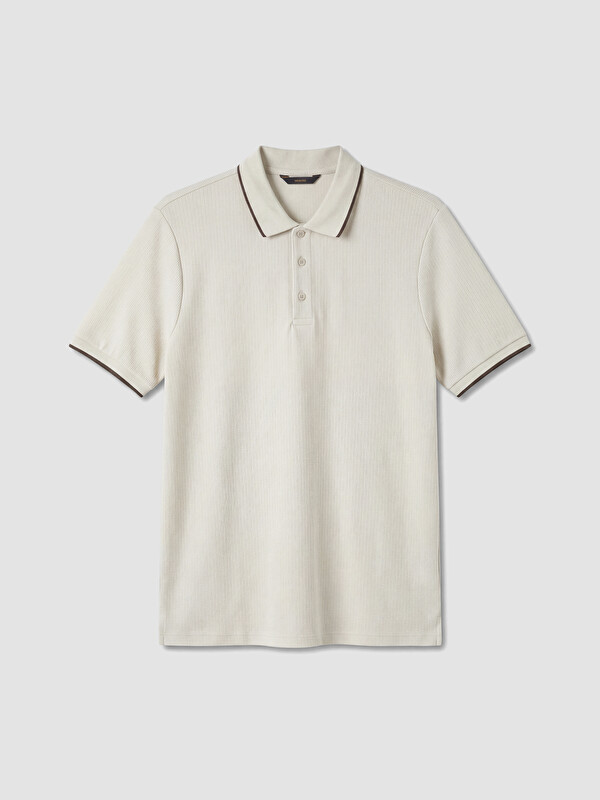 SOUTHBLUE Polo Yaka Dokulu Erkek Tişört