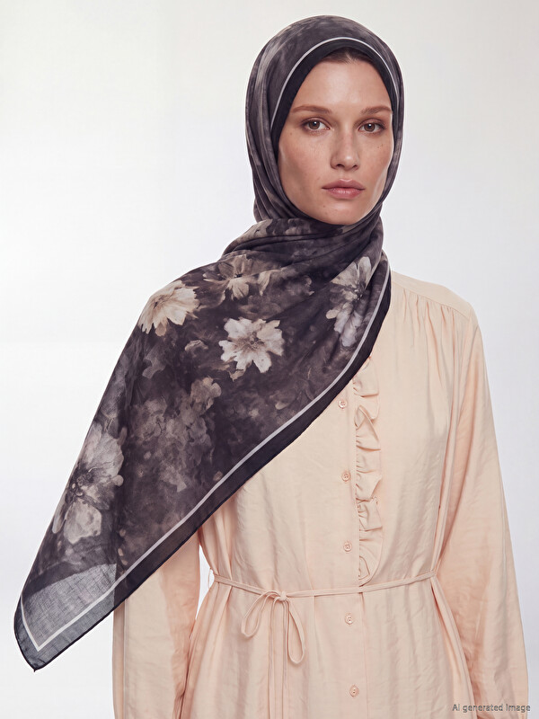 LCW ACCESSORIES ყვავილოვანი ქალის შარფი