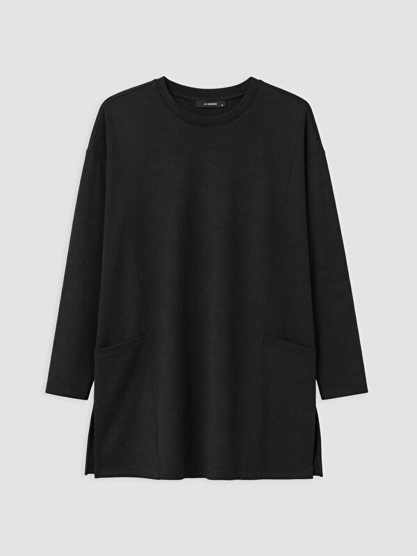 LC WAIKIKI Soft Touch Kadın Sweatshirt Tunik