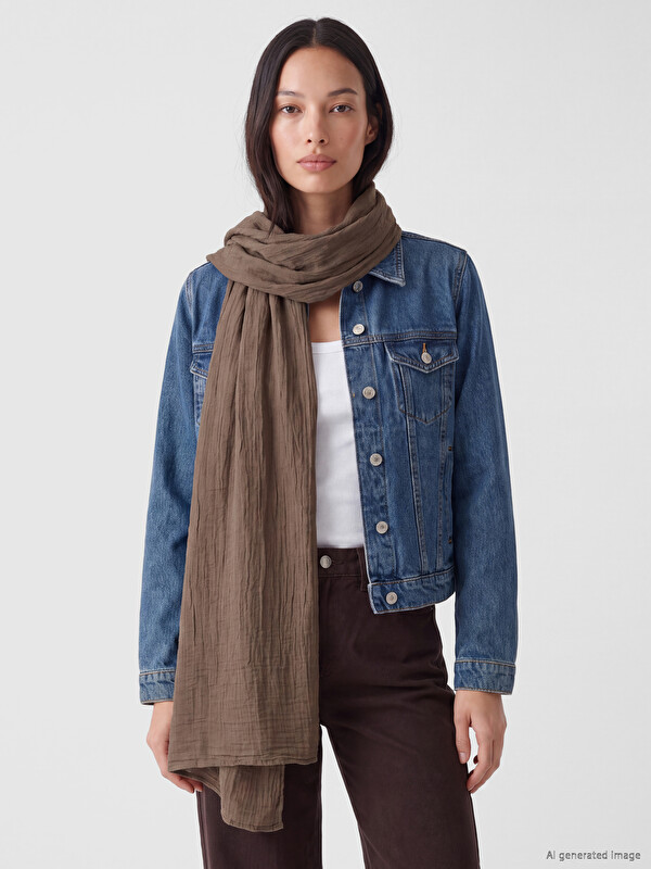 LCW ACCESSORIES Eșarfă mare Basic din satin pentru femei