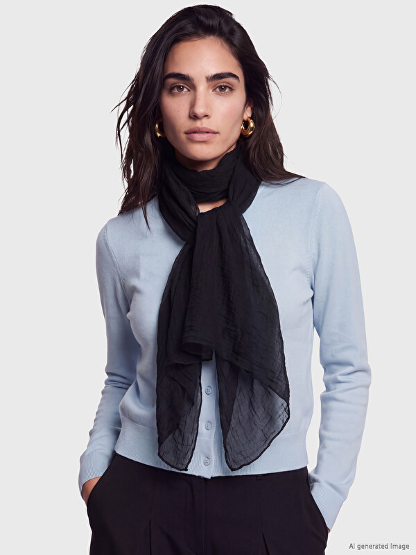 LCW ACCESSORIES Shall i madh saten i thjeshtë për gra