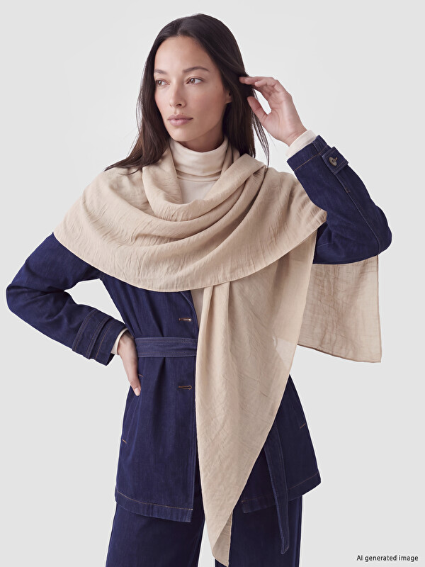 LCW ACCESSORIES Basic Women's Satin Shawl