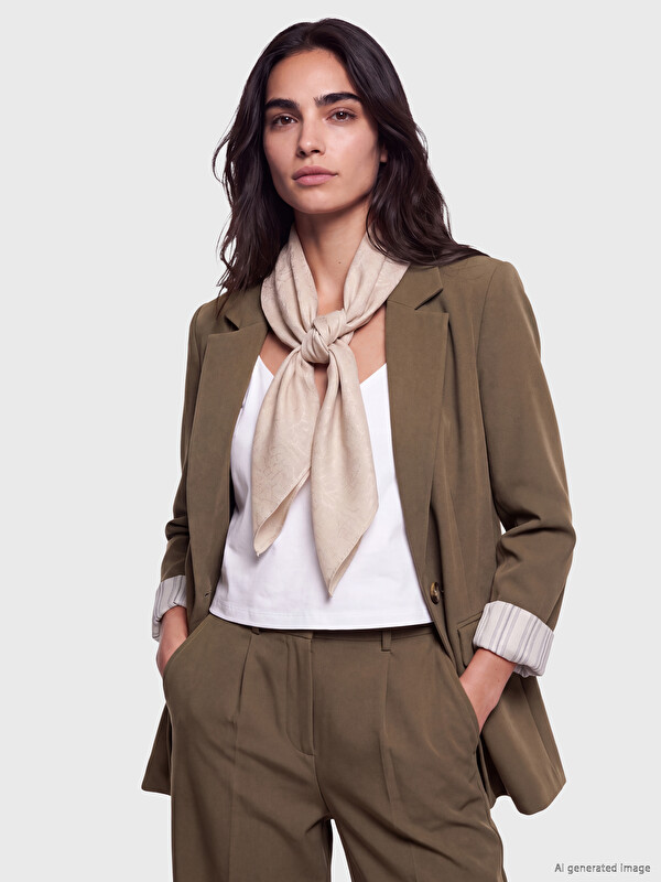 LCW ACCESSORIES Femër Bezhe Shall i madh