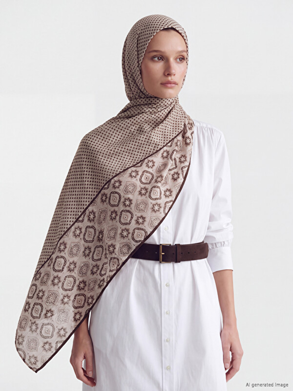 LCW ACCESSORIES ნიმუშიანი ქალის შარფი
