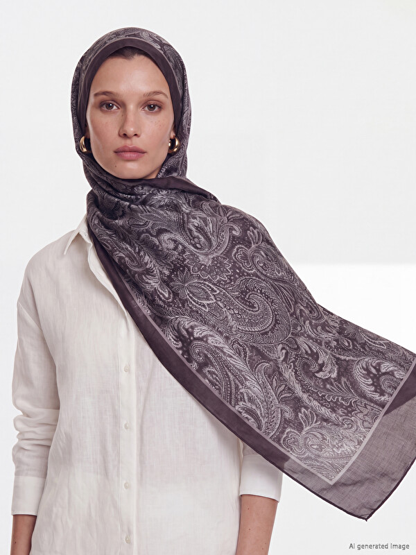 LCW ACCESSORIES ნიმუშიანი ქალის შარფი