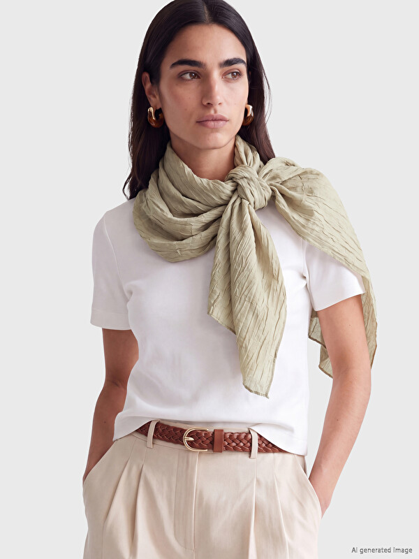 LCW ACCESSORIES Shall i madh me teksturë të rrudhur për gra