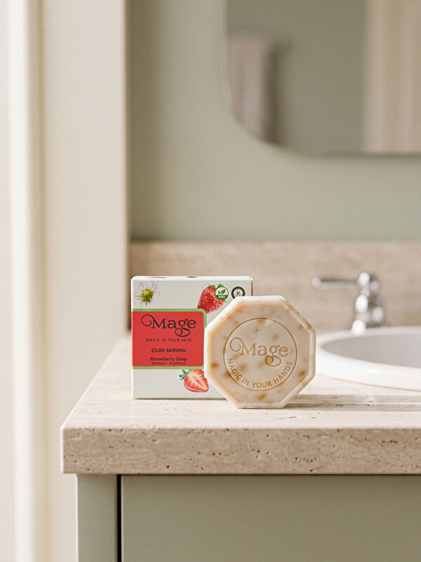 Mage Strawberry Scented Bar Soap 128 g