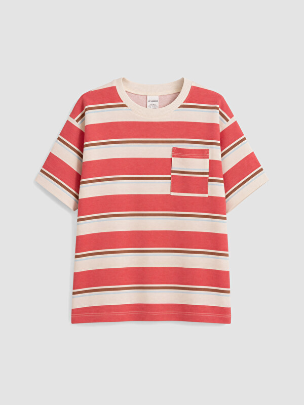 LCW Kids Crew Neck Striped Boys' T-Shirt