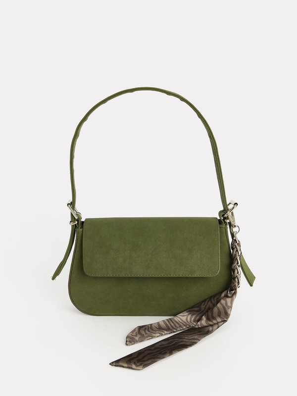 LCW ACCESSORIES Süet Kadın Omuz Çantası