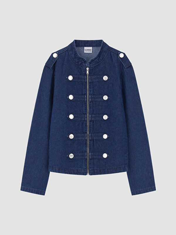 LCW Kids Girl Blue Denim Jacket