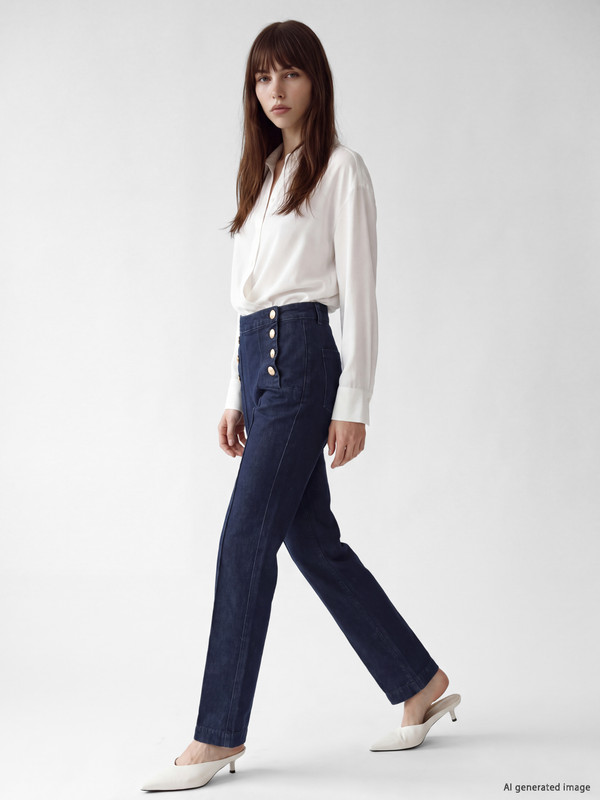 LCW Jeans جينز بخصر متسع
