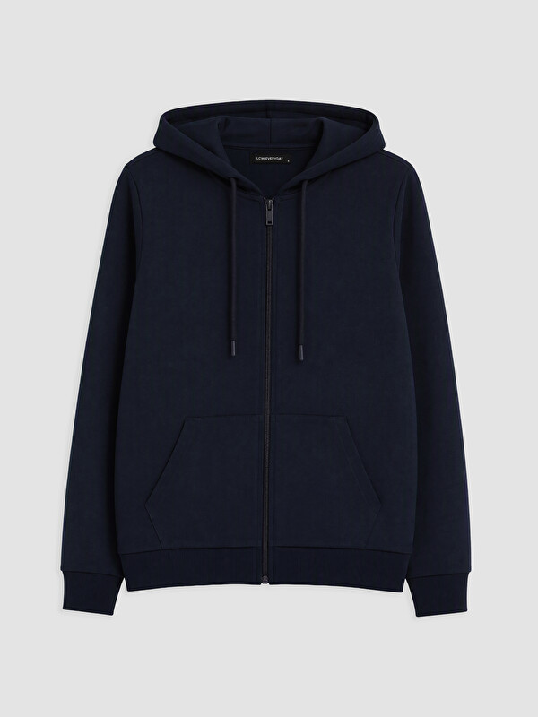 LCW EVERYDAY Kapüşonlu Kadın Fermuarlı Sweatshirt