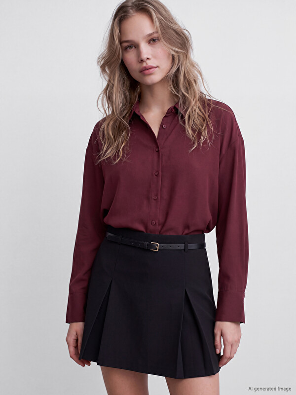LCW Vision Oversize Poplin Women's Shirt