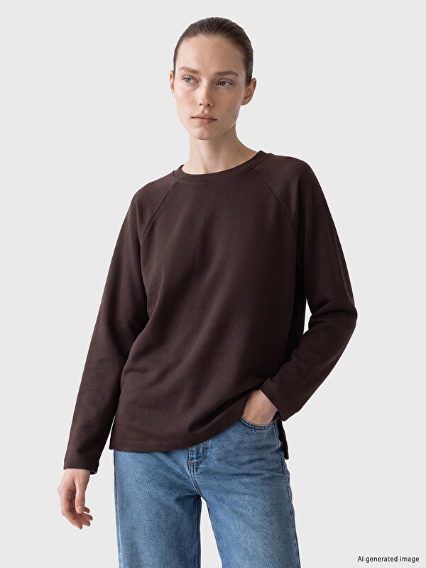 LCW Comfort Dukserica sa okruglim izrezom za Žene