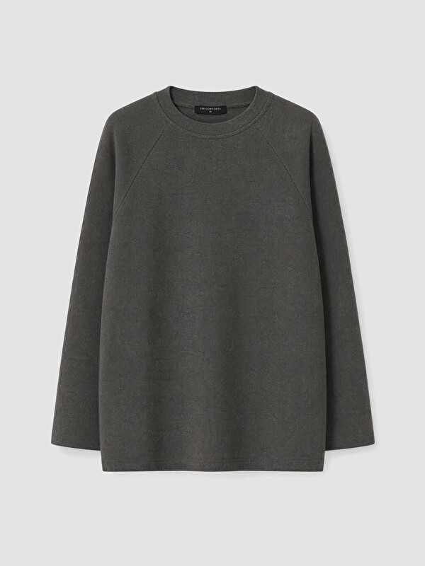 LCW Comfort Femër Antracite Sweatshirt