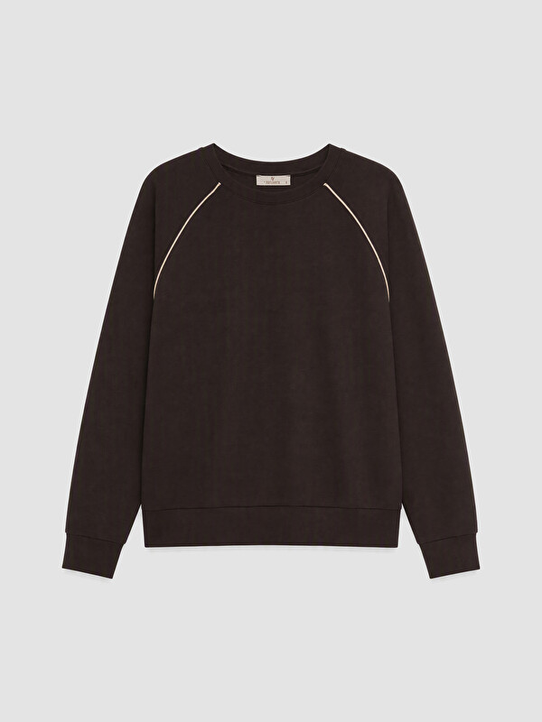 Natuvera Woman Brown Sweatshirt