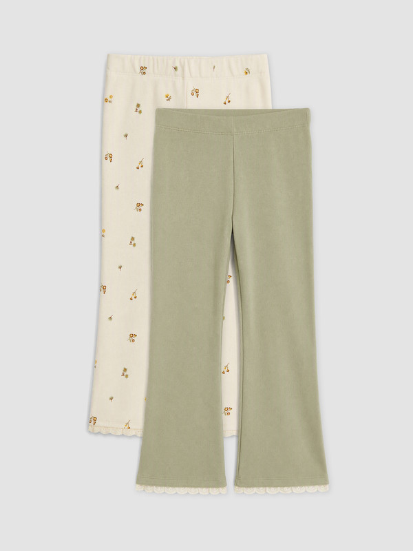 LCW Kids Girl Ecru Leggings