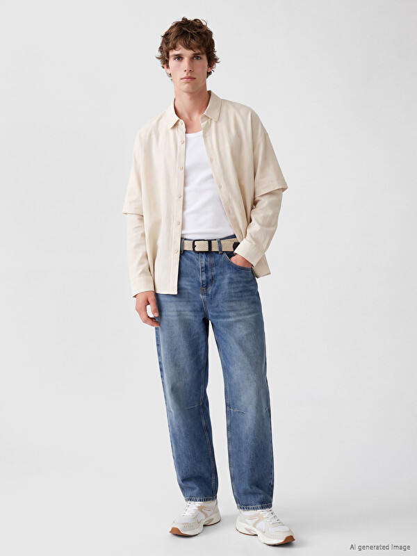 LCW Jeans 710 Loose Fit Erkek Jean Pantolon