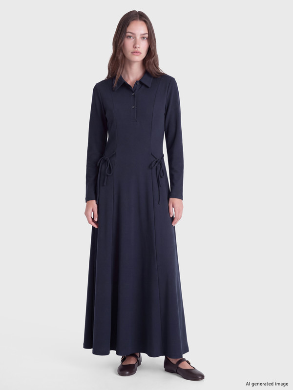 LCW Modest Рокля-риза с вързана талия