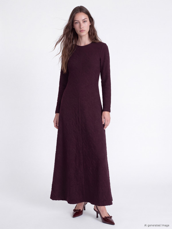 LCW Modest Soft Touch A Form Dress