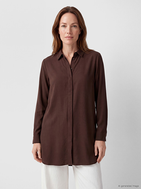 LCW Grace Regular Fit Kadın Gömlek Tunik