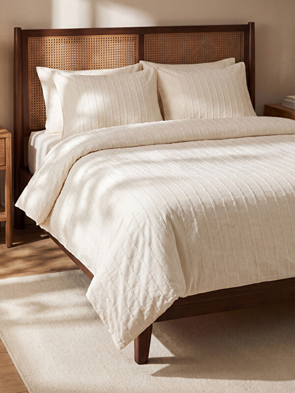 LCW HOME Striped Double Duvet Cover Set