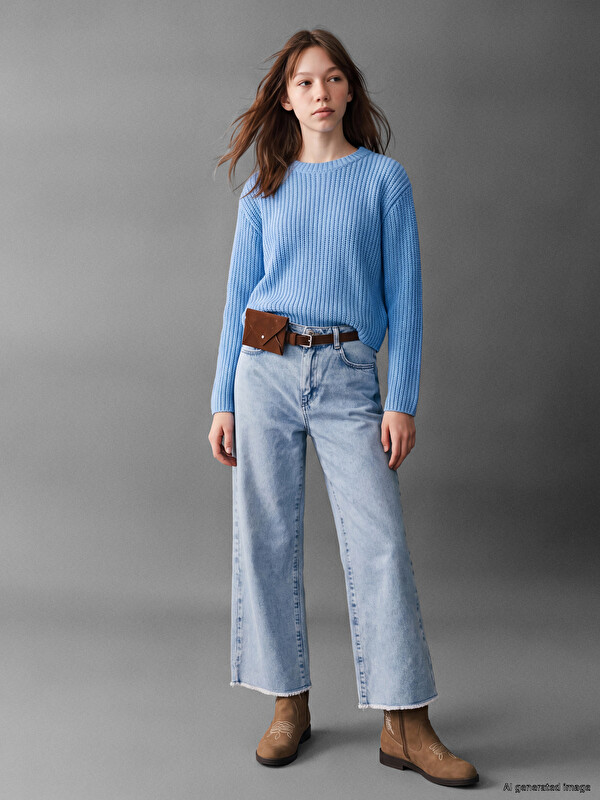 LCW Kids WideLeg Girls' Jeans