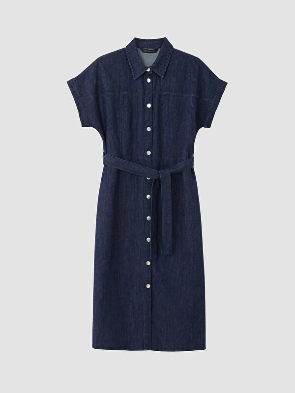LCW STUDIO Woman Indigo Denim Dress