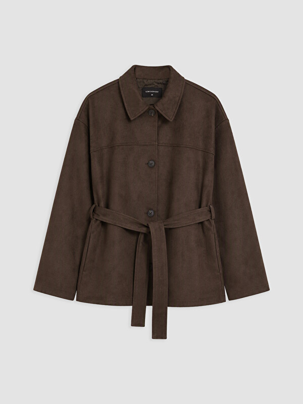 LCW EVERYDAY Woman Brown Jacket