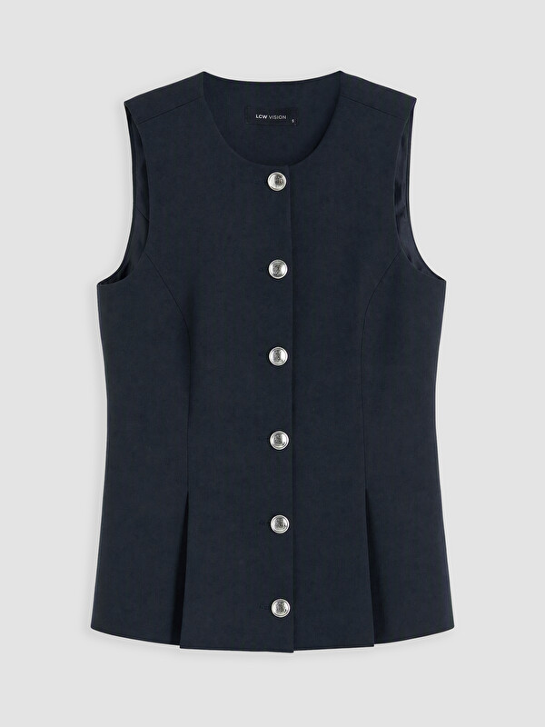 LCW Vision Crew Neck Women's Classic Waistcoat