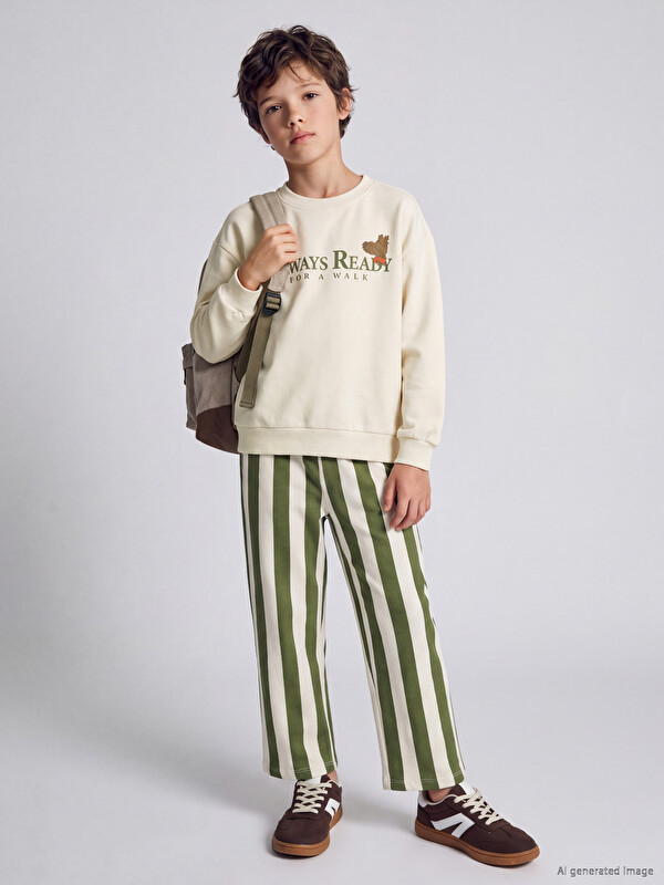 LCW Kids Printed Boys' Tracksuit Set