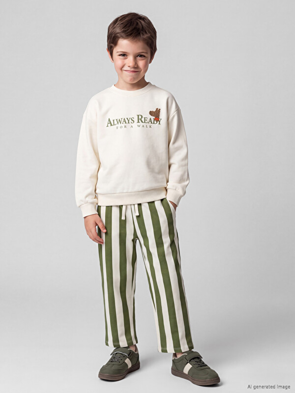 LCW Kids Printed Boys' Tracksuit Set
