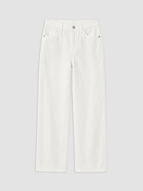 LCW Vision Yüksek Bel Straight Fit Kadın Jean Pantolon