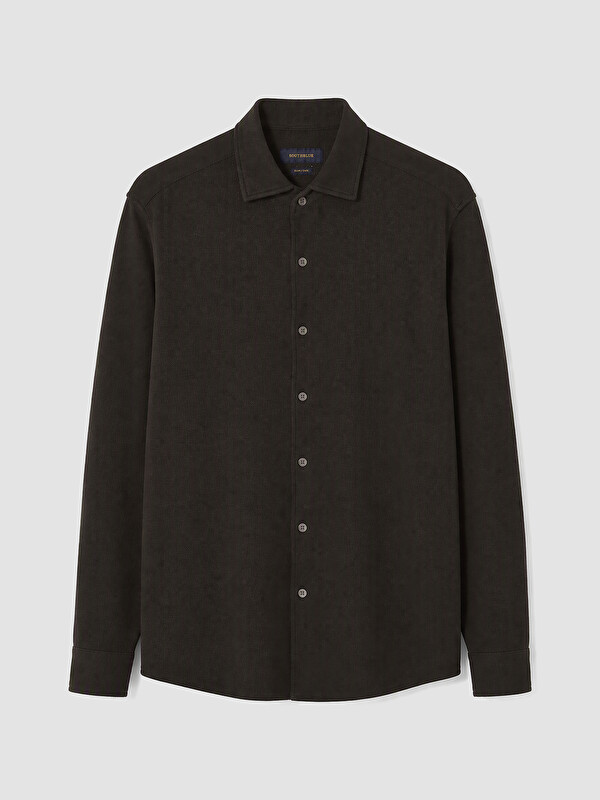 SOUTHBLUE Slim Fit İnterlok Erkek Gömlek