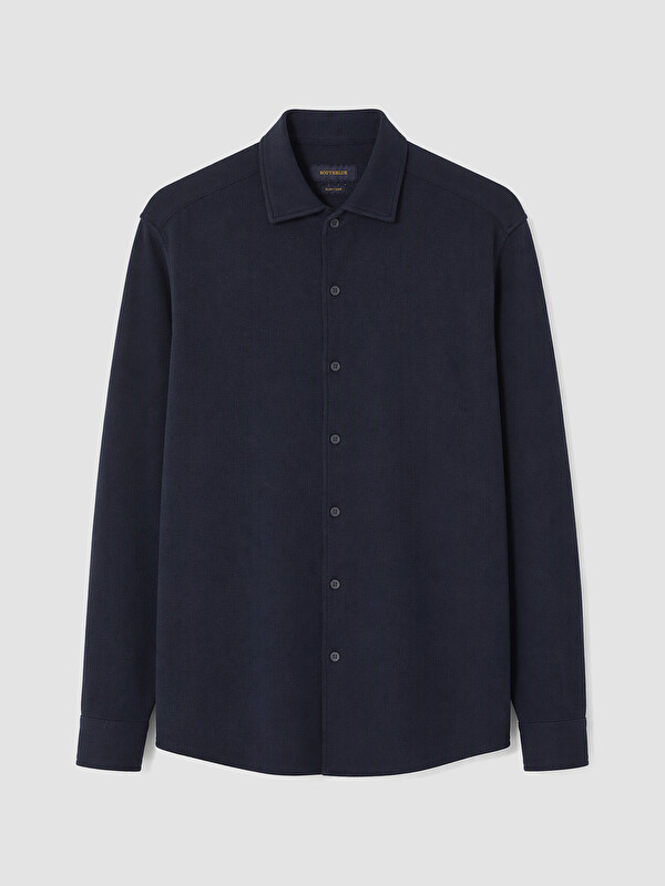 SOUTHBLUE Slim Fit İnterlok Erkek Gömlek