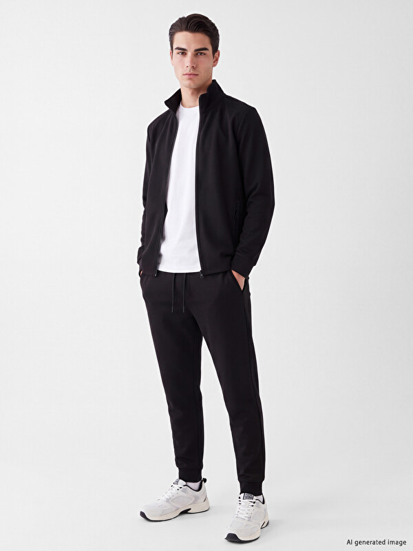 LCWAIKIKI Classic پانتۆنی تەرەکسوتی غارغارێن پیاوان Regular Fit
