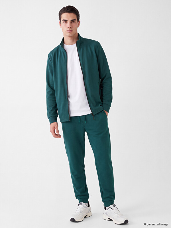 LCWAIKIKI Classic پانتۆنی تەرەکسوتی غارغارێن پیاوان Regular Fit