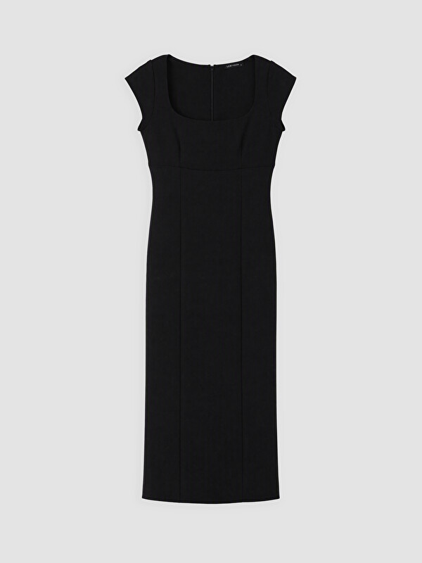 LCW Vision Kare Yaka Bodycon Elbise