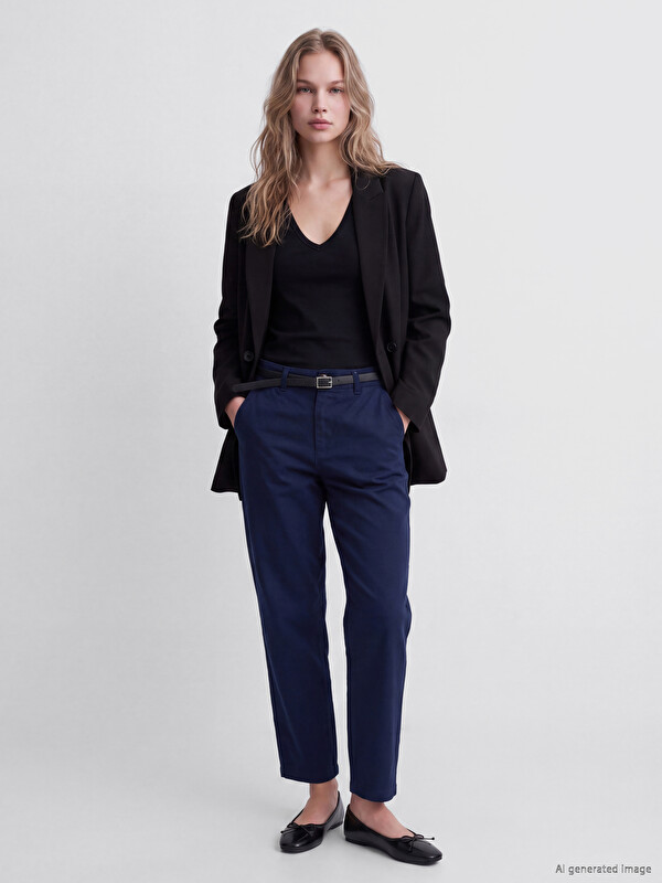LCW Jeans Фармерки Морков Фит со ремен за Жени