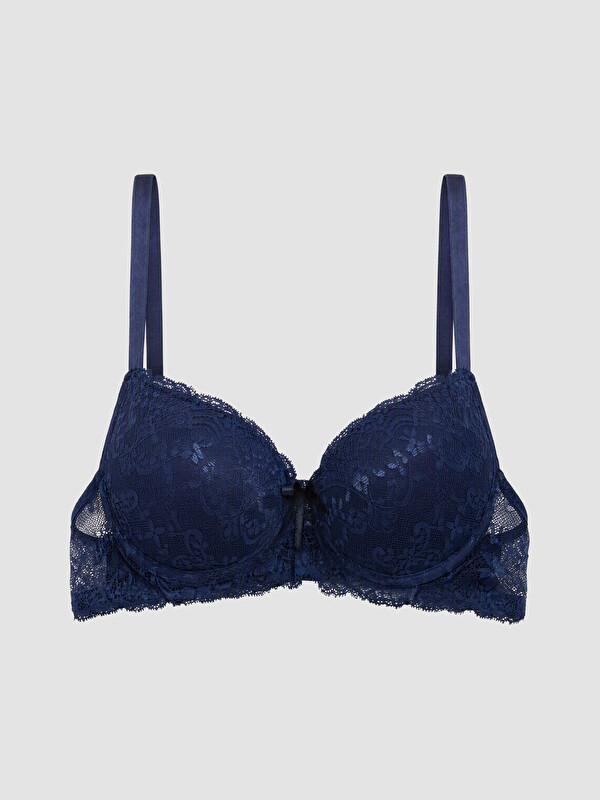 LCW DREAM Wired Padded Lace T-Shirt Bra