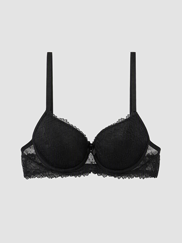 LCW DREAM Wired Padded Lace T-Shirt Bra