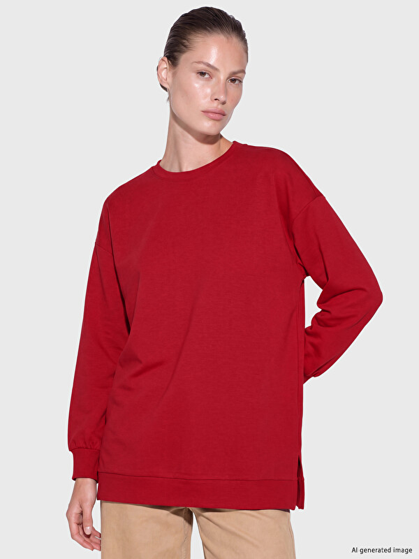 LC WAIKIKI Soft Touch Women's Sweatshirt Tunic