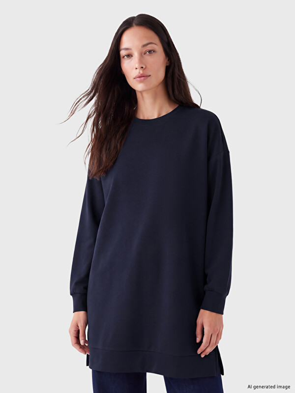 LC WAIKIKI Soft Touch Kadın Sweatshirt Tunik