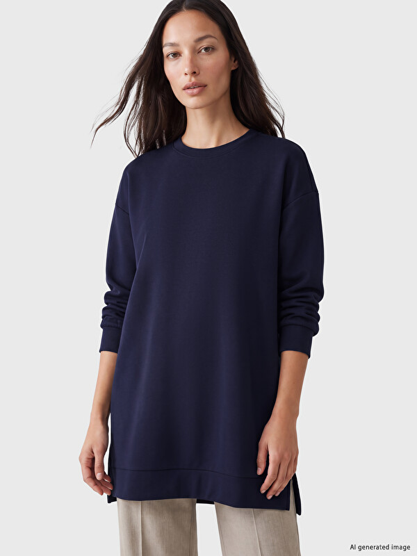 LC WAIKIKI Soft Touch Women's Sweatshirt Tunic