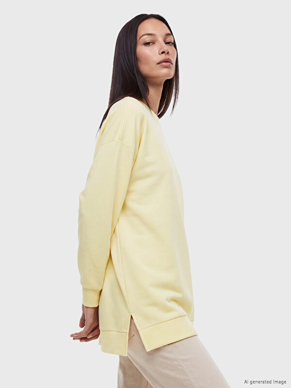 LC WAIKIKI Soft Touch Kadın Sweatshirt Tunik