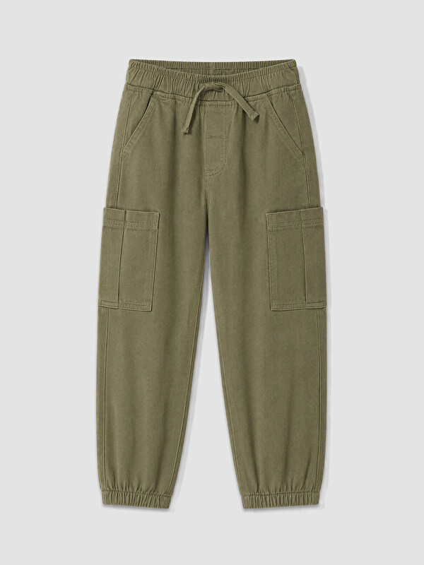 LCW Kids Boy Khaki Jogger Trousers