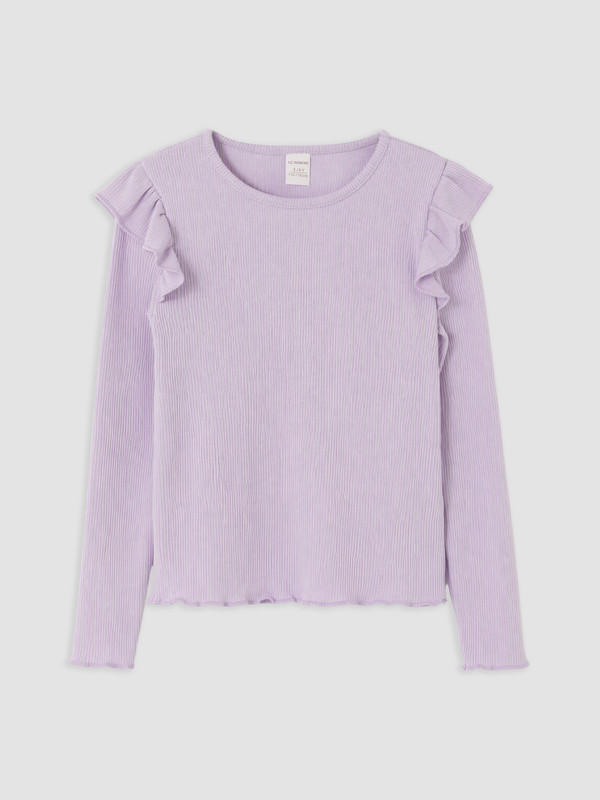 LCW Kids Girl Lilac T-Shirt